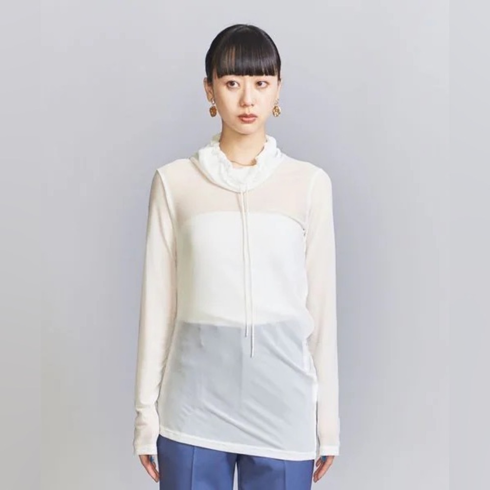 TheOpen Product• Mesh turtleneck pullover - Picture 2 of 16